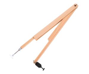 Générique Compas Menuisier en Bois Grand Compas Professionnel Outil de Dessin Technique pour Tableau Noir Beige Résistant Usage Scolaire