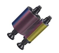 Générique Compatible avec Evolis, Compatible for Trust, Ruban YMCKO R3011 200 Impressions for imprimante de Carte d'identité, Fournitures polychromes