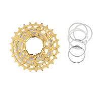 Générique Compatible avec H & H, Cassette de vélo à 5 Vitesses, Roue Libre 11-25T 77g en Acier for vélo Pliant Brompton(Gold 11-25T)
