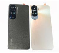 Générique Compatible avec Honor 90 Lite Cache Batterie Couvercle arrière avec lentille façade arrière (Noir)