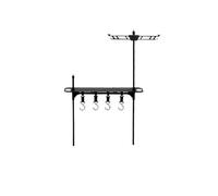 Générique Compatible avec la Table Tactique d'extérieur WESTTUNE, légère, multifonctionnelle et Pliable, en Alliage d'aluminium, for Le Camping Les Pique-niques, Pieds réglables(IGT Storage Rack)