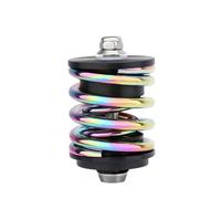 Générique Compatible avec l'amortisseur arrière à Double Ressort Brompton avec axe en Titane, Mise à Niveau de la Suspension de vélo Pliant(Rainbow Steel Axle)