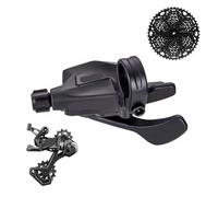 Générique Compatible avec Le dérailleur arrière MicroSHIFT Advent X, 9/10 Vitesses, Volants d'inertie, Cassettes, pièces de vélo(1x10speed)