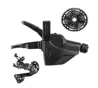 Générique Compatible avec Le dérailleur arrière MicroSHIFT Advent X, 9/10 Vitesses, Volants d'inertie, Cassettes, pièces de vélo(1x9Speed)