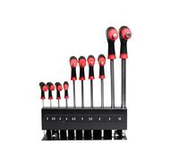 Générique Compatible avec le jeu de clés hexagonales longues, 10 pièces métriques, accès facile aux endroits difficiles d'accès, comprend un étui rangement(10 pcs Ball-end)