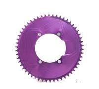 Générique Compatible avec Le Plateau à Disque fermé Shimano Aero BCD110, décalage de 3 mm 50-58T for Compteur de Puissance Spider Purple(Purple-54T)