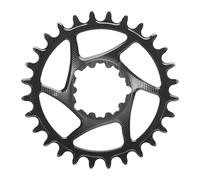 Générique Compatible avec Le Plateau décalé de 3 mm SRAM XX1 Eagle 28-38T - Plateau à pignon Large et étroit for VTT Rond Noir(38T)