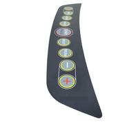 Générique Compatible avec Le Tapis Roulant MBH S900, Film Autocollant for Interrupteur à Membrane de Bouton Marche/arrêt Rapide(3-pcs,B)