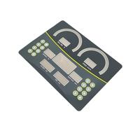 Générique Compatible avec Le Tapis Roulant MBH S900, Film Autocollant for Interrupteur à Membrane de Bouton Marche/arrêt Rapide(1-pcs,A)