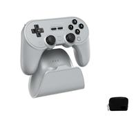 Générique Compatible avec les consoles de jeux, les PC et les appareils mobiles. Manette de jeu Bluetooth avec joysticks TMR.(Gray)