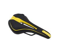 Générique Compatible avec Les Coussins de Selle vélo en Gel Extra Creux for Cyclisme sur Route et VTT. Accessoires for selles(A Black Yellow)