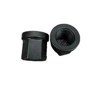 Générique Compatible avec Les écrous d'essieu de moyeu arrière BMX, Arbre de 14 mm, entièrement CNC traité thermiquement, diamètre extérieur de 17 mm.(Black 2 Nuts)