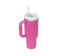 Générique Compatible avec les gobelets isothermes de 1,2 L (40 oz) couvercle à poignée et paille, bouteilles d'eau, tasses voyage mugs café(Hot pink)