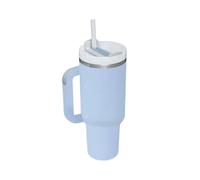 Générique Compatible avec les gobelets isothermes de 1,2 L (40 oz) couvercle à poignée et paille, bouteilles d'eau, tasses voyage mugs café(Light blue)