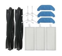 Générique Compatible avec Les pièces de Rechange for aspirateur Neabot NoMo Q11 RS0030W NeaKasa N3, Brosse latérale Principale, Chiffon, Filtre, Sac à poussière(Gray)