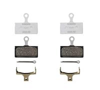 Générique Compatible avec Les Plaquettes de Frein Shimano G05A J03A J05A J04C - Technologie Ice en résine métallique for systèmes de freinage VTT VTT(G05A 2 Set)