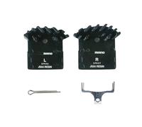 Générique Compatible avec Les Plaquettes de Frein Shimano Ice-Tech J05A J04C J02A VTT-résine métallique avec Ailette de Refroidissement for systèmes de vélo de Montagne(J02A 1 Set Boxed)