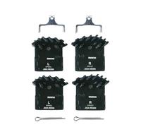 Générique Compatible avec Les Plaquettes de Frein Shimano Ice-Tech J05A J04C J02A VTT-résine métallique avec Ailette de Refroidissement for systèmes de vélo de Montagne(J02A 2 Set Boxed)