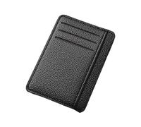 Générique Compatible avec Les Portefeuilles de Poche Avant minimalistes Minces for Hommes, Support Blocage RFID, Cuir Portable(A)