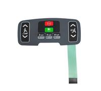 Générique Compatible avec Les Tapis de Course Life Fitness 95TE et A95T S3, Bouton de démarrage/arrêt Rapide, Panneau de Commande et Interrupteur à Membrane(1pc 9pin Cable)