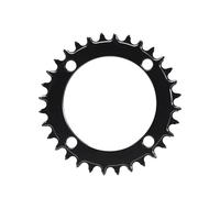 Générique Compatible avec Pass Quest 104 BCD Aero, Plateau de VTT Noir 32-40T, étroit et Large, Rond, manivelle de vélo(2T Aero Black)