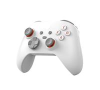 Générique Compatible avec plusieurs plates-formes, contrôleur de jeu sans fil avec double effet Hall et gyroscope à 6 axes(White)