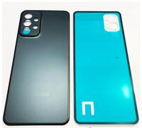 Générique Compatible avec Samsung A23 5G A236 Façade arrière Cache Batterie Coque Couvercle (Noir)