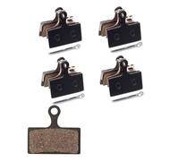Générique Compatible avec Shimano 4 Paires de Plaquettes de Frein à Disque Semi-métalliques for VTT, Convient for B01S G01S A01S XTR XT SLX Deore(Type B)