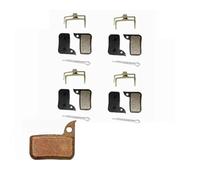 Générique Compatible avec Shimano 4 Paires de Plaquettes de Frein à Disque Semi-métalliques for VTT, Convient for B01S G01S A01S XTR XT SLX Deore(Type I)