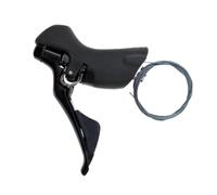 Générique Compatible avec Shimano, ST-R7000-L ST-R7000-R Levier 105 R7000 | Double commande, gauche/droite, frein sur jante, 2x11 vitesses, noir soie/argent
