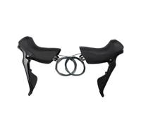 Générique Compatible avec Shimano, ST-R7000-L ST-R7000-R Levier 105 R7000 | Double commande, gauche/droite, frein sur jante, 2x11 vitesses, noir soie/argent