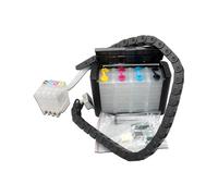 Générique Compatible for 711 XL, système d'alimentation Continue en Encre | Kit de recharge d'encre for machines à tracer couleur grand format(24-Inch)