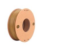 Générique Compatible for Bois PLA 1,75 mm 0,25 kg Teck | Filament PLA couleur bois imitation teck, 1,75 mm, ±0,02 mm, 0,25 kg.