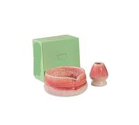 Générique Compatible for fouet à thé, bol Matcha 2 pièces avec embout, accessoires outils de préparation du en céramique(Stlye 2)