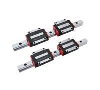 Générique Compatible for HLTNC, HGR15 HGR20 Kit de Rail de Guidage linéaire carré 15 mm 20 mm avec Bloc de Chariots HGH20CA HGW20CC HGH15CA HGW15CC for routeur CNC(HGW20CC kit,1250mm)