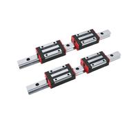 Générique Compatible for HLTNC, HGR15 HGR20 Kit de Rail de Guidage linéaire carré 15 mm 20 mm avec Bloc de Chariots HGH20CA HGW20CC HGH15CA HGW15CC for routeur CNC(HGH20CA kit,1300mm)