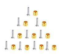 Générique Compatible for Shimano BH90 BH59, Compatible avec Les Inserts de Connexion de Tuyau de Frein hydraulique SRAM 10 Paires de têtes d'olive et d'aiguilles d'huile(10 Pairs BH90)