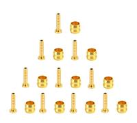 Générique Compatible for Shimano BH90 BH59, Compatible avec Les Inserts de Connexion de Tuyau de Frein hydraulique SRAM 10 Paires de têtes d'olive et d'aiguilles d'huile(10 Pairs BH59)