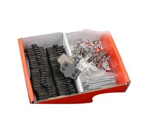 Générique Compatible for Shimano, Compatible for SRAM 25 Paires de Plaquettes de Frein à Disque hydrauliques en matériaux Mixtes VTT vélo de Route B01S(LE-05 Resin)