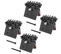Générique Compatible for Shimano, Compatible for Tektro DYISLAND Plaquettes de Frein à Disque de Refroidissement en résine-Plaquettes de freinage de vélo dissipant la Chaleur(4pairs Cooling Resin)