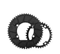 Générique Compatible for vélo de Route GOLDIX CNC Double Plateau 8100/9100 pédalier à Quatre boulons avec Plateaux Dents positives-négatives 110BCD(50-34T)