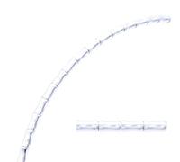 Générique Compatible for vélo Pliant 14 16 20 Pouces VTT 700C vélo de Route 2M boîtier de câble de Changement de Frein en os de Poisson(2PC Fit 3clws)