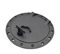 Générique Compatible pour Plaque Ronde ABS 8/9in Accessoires Kayak Bateau | Livré avec attaches et pochette de rangement for l'installation du kayak et du bateau