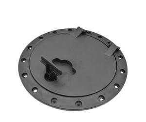 Générique Compatible pour Plaque Ronde ABS 8/9in Accessoires Kayak Bateau | Livré avec attaches et pochette de rangement for l'installation du kayak et du bateau