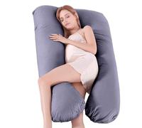 Générique Complet du Corps - de maternité Forme de U pour dormeur latéral | Oreillers de Grossesse Doux pour Le Cou, Les Bras, Le Ventre, Les Jambes, Flexible pour Tout Le Corps