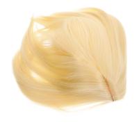 Générique Complète Pour Femme Faux Perruques Pour Femmes Cheveux Humains Queues Extensions De Cheveux Cheveux Humains Pré Surmatelas Costume Fil Haute Température Golden