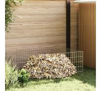 Générique composteur de Jardin 100x100x50 cm en Acier galvanisé,Quincaillerie,Clôtures & barrières,Panneaux de clôture,Gris,6 KG,42010830