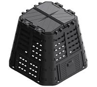 Générique Composteur de Jardin Noir 93,3x93,3x80 cm 480 L,Composteurs,8.38KG-146276