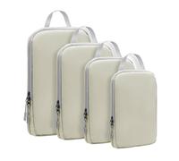 Générique Compression Packing Cubes, Travel Luggage Organizers, Vacuum Storage Bags, Space Saving Design, Pressure Zippers, Suitcase Camping Flight Use, 4 Sizes Black 4 Pack