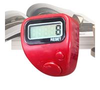 Générique Compteur De Doigt - Confort Élastique Ajustable - Anneau Compteur Électronique LCD | pour Bibliothèque Golf Entraînement Sportif Comptage Tricot Crochet Pêche Camping Randonnée